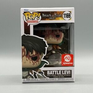 Funko Pop! #1169 Battle Levi Bloody Attack On Titan AE Exclusive New *Vaulted*